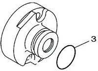 O-ring to seal the starter motor to the crankcase (YPN# 93210-25711)