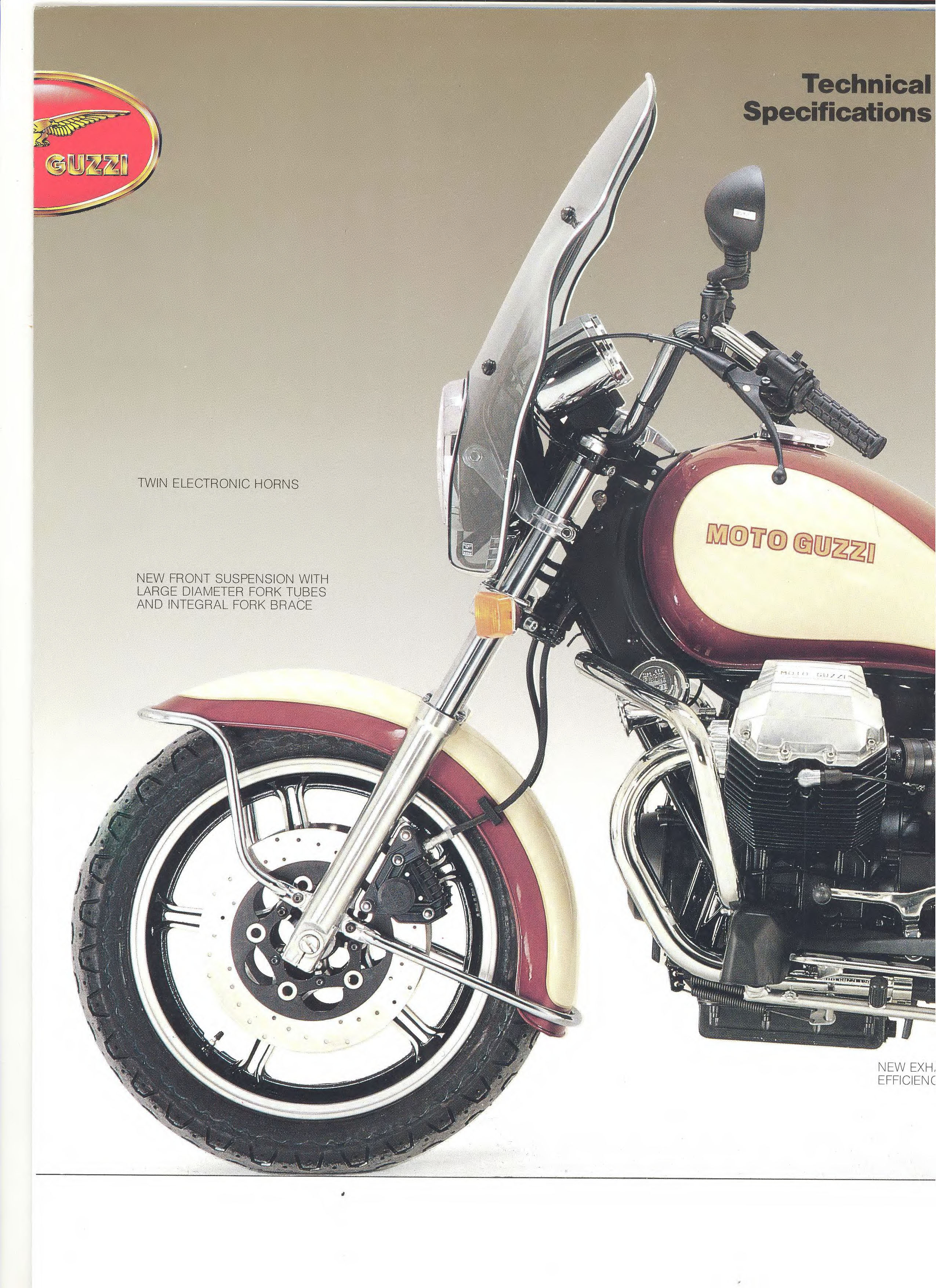 Moto Guzzi factory brochure: California III 1987