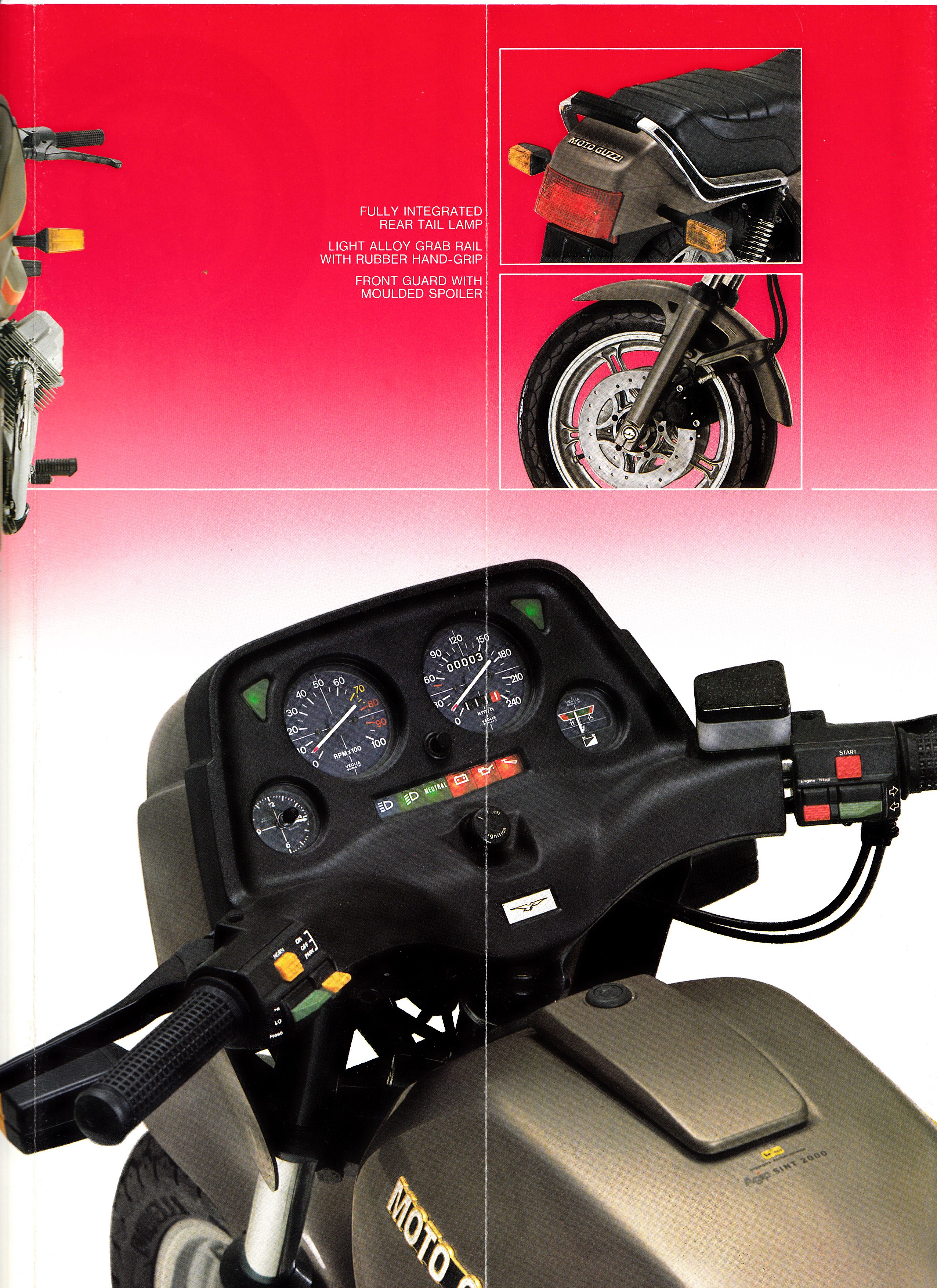 Brochure - Moto Guzzi 850 T5 (folded style brochure)