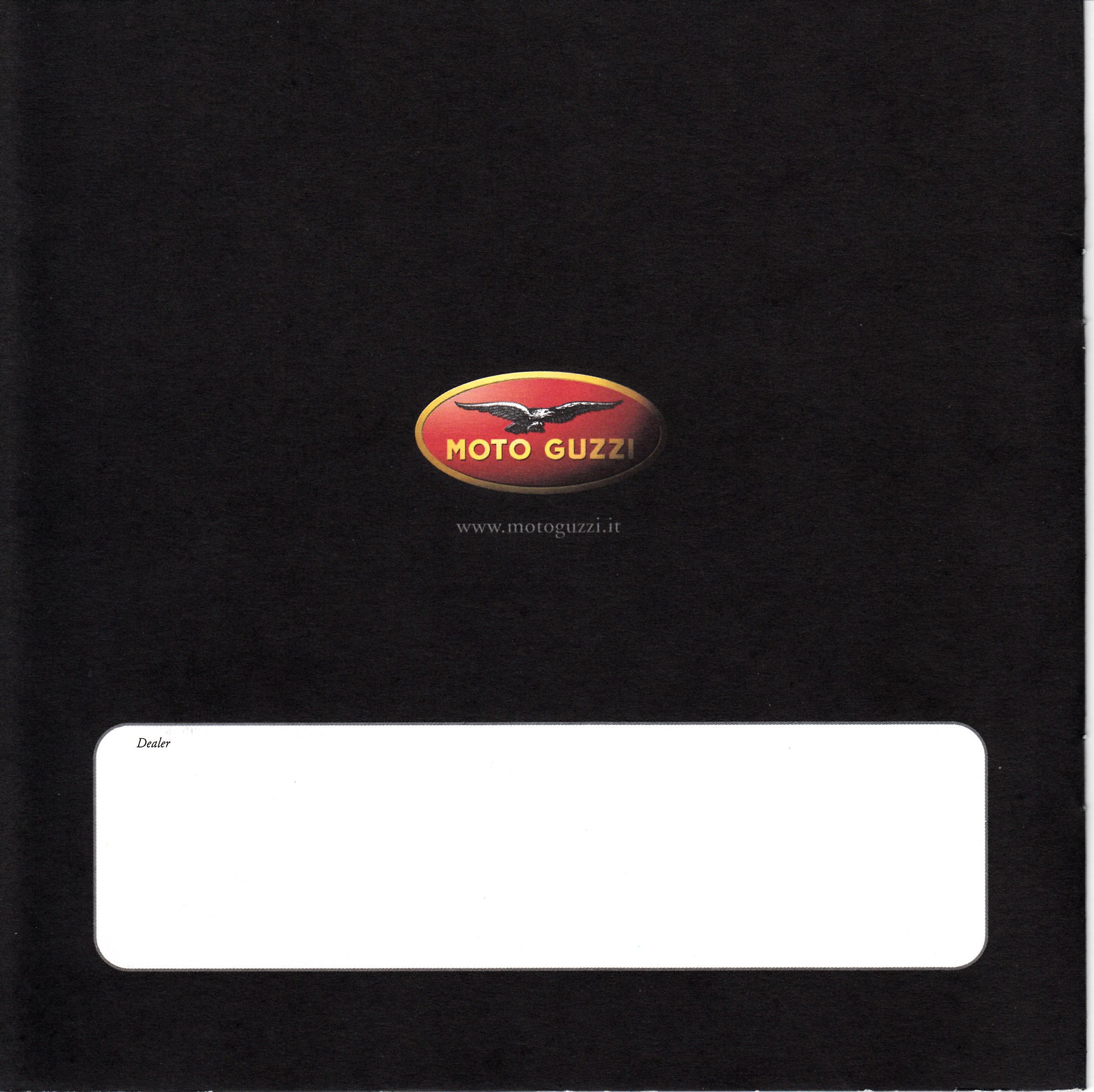 Brochure - Moto Guzzi Collection 2001