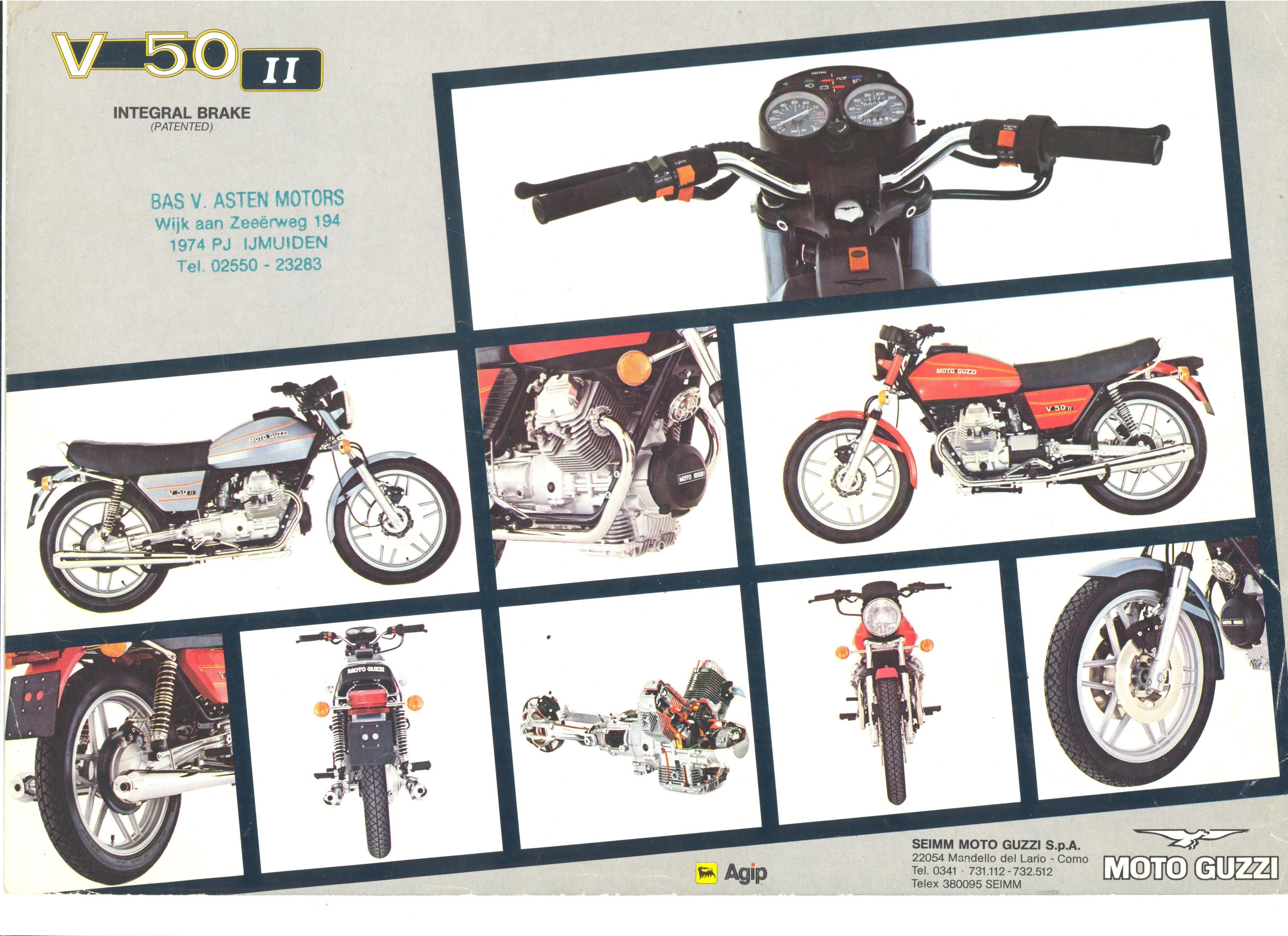 Moto Guzzi factory brochure: V50 II