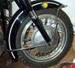 Moto Guzzi front fender pin striping.