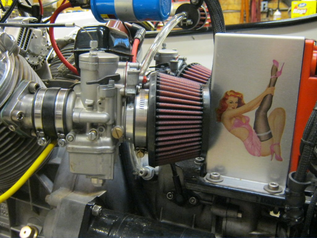 Dellorto PHF 30 carburetor fitment on a Moto Guzzi Eldorado.