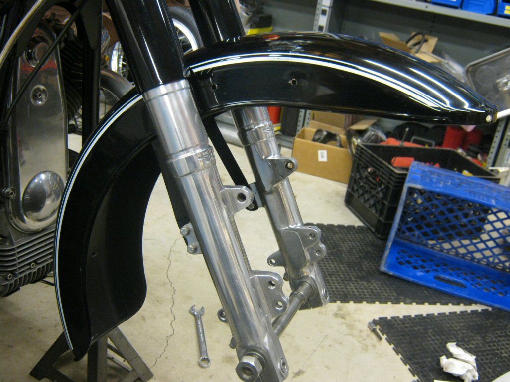 Disc brake fender.