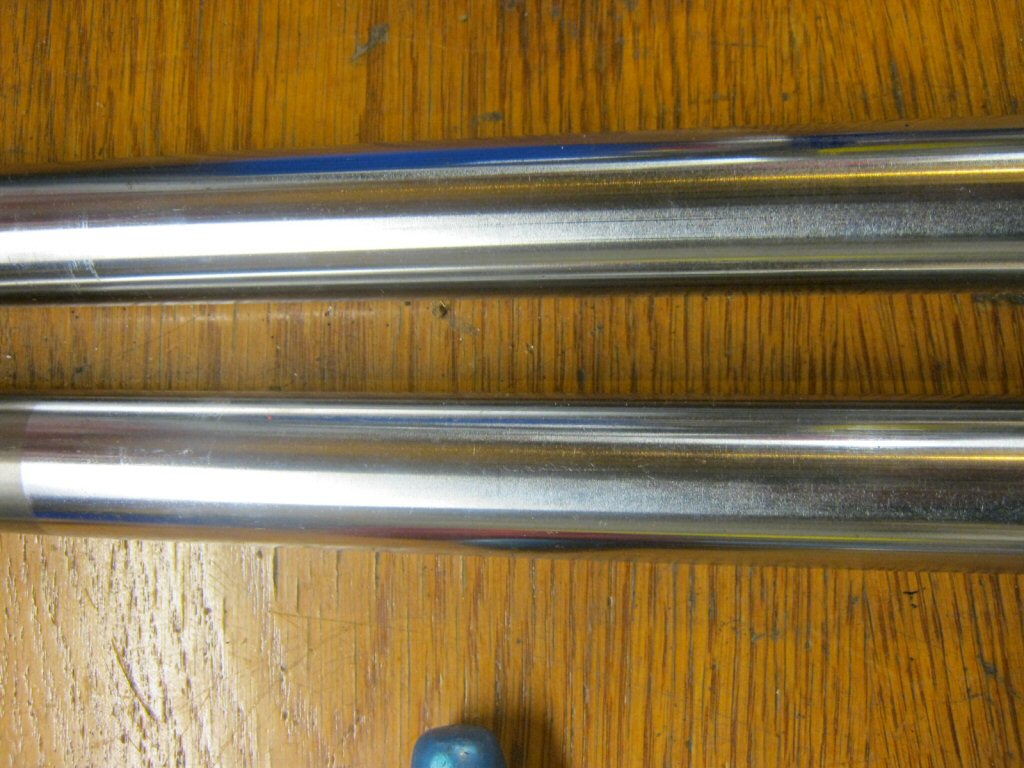 Disc brake forks.