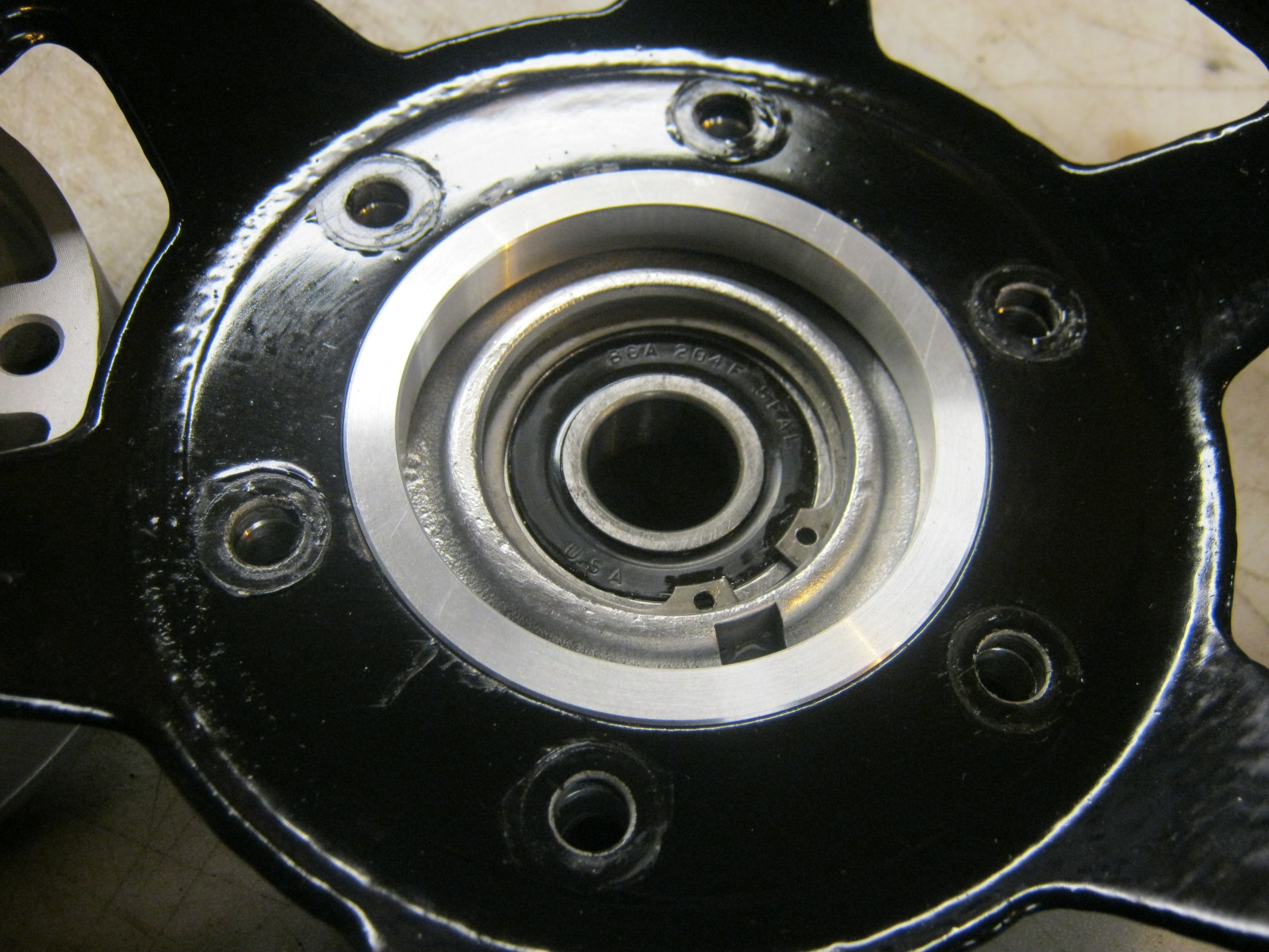 Disc brake stockish configuration. Applicable to Moto Guzzi V700, V7 Special, Ambassador, 850 GT, 850 GT California, Eldorado, and 850 California Police models.