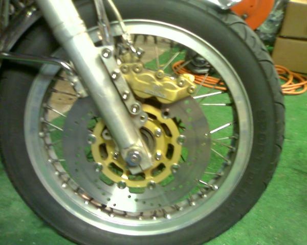 EBC floating brake disc.