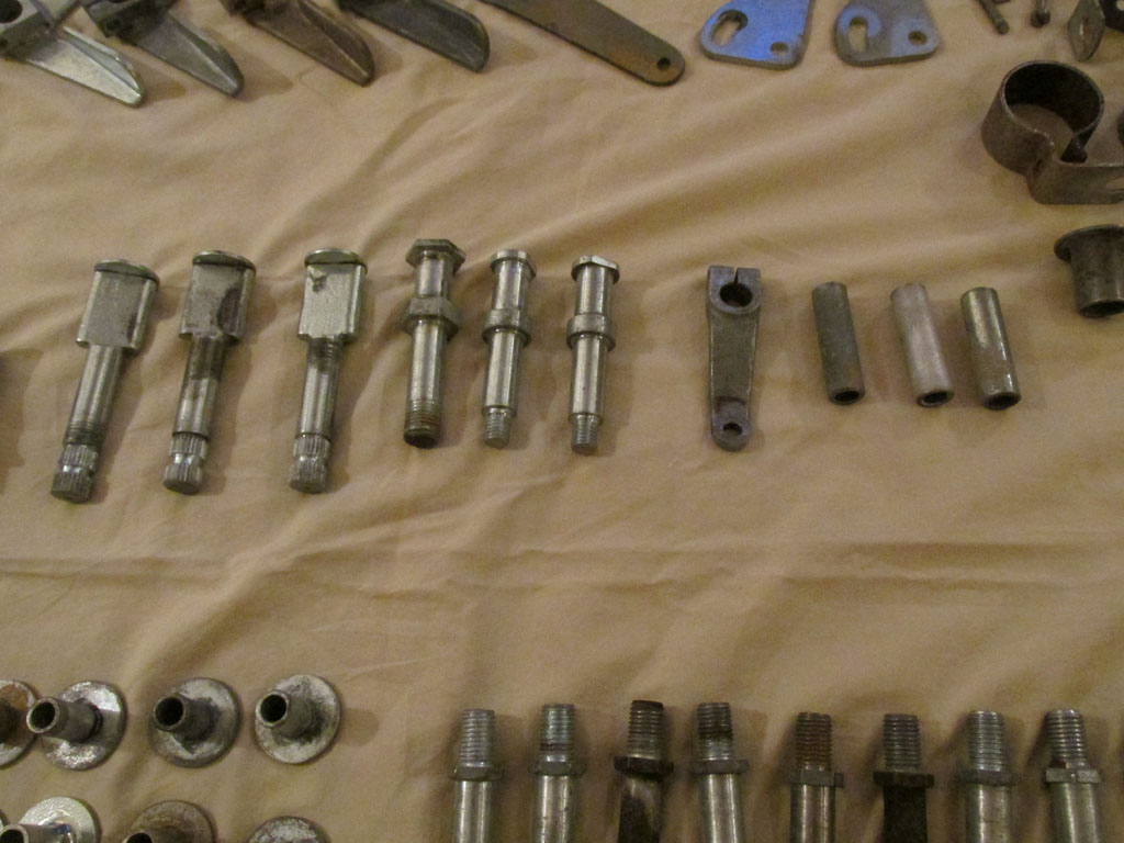 Parts to be zinc plated.