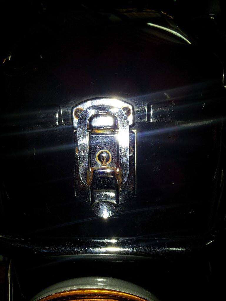 Shoei saddlebag latches.