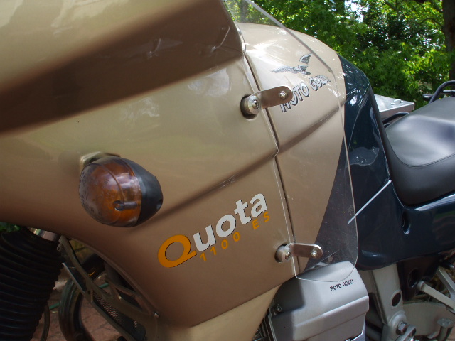 Installing Gustafsson Plastics tank wings on a Moto Guzzi Quota 1100 ES.