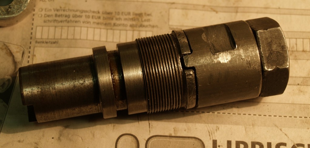 Tool for tightening the sleeve nut.