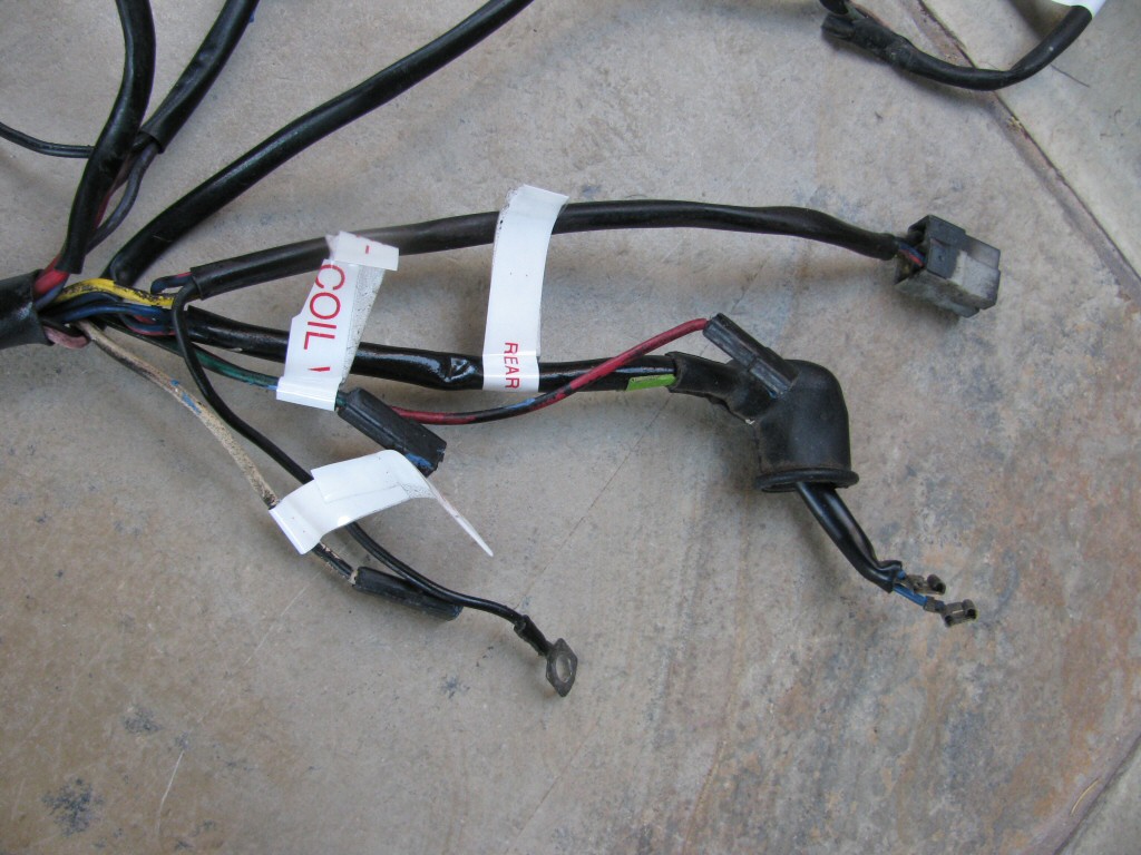 Main harness for the Moto Guzzi Le Mans (series 2, MG# 14747151).