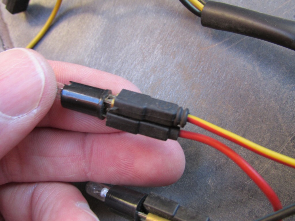 Dash wiring for a 1985 Moto Guzzi Le Mans 1000 (MG# 28747261).