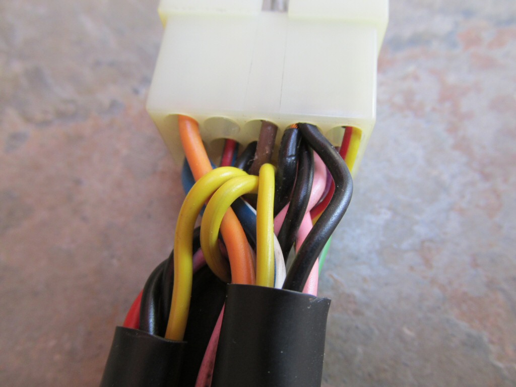 Dash wiring for a 1985 Moto Guzzi Le Mans 1000 (MG# 28747261).